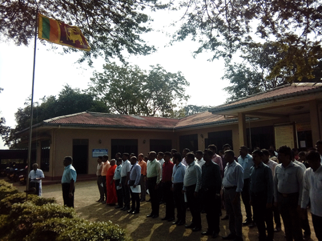 2019 වසර - රාජකාරි කටයුතු අැරඹීම
