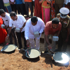 කාර්යාලයීය නව ගොඩනැගිල්ල සඳහා මුල්ගල් තැබීම