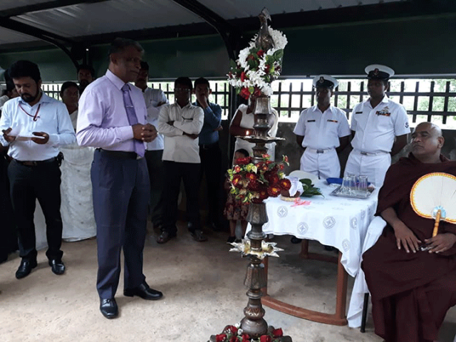 කාර්යාලයීය පරිශ්‍රයේ ඉදිකළ ප්‍රති ආශ්‍රැත ජල පිරිපහදු පද්ධතිය විවෘත කිරීම