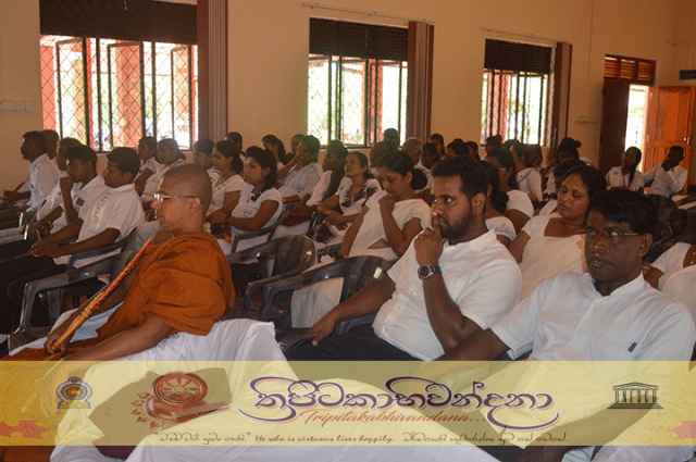 "ත්‍රිපිටකාභිවන්දනා" - ථෙරවාදී ත්‍රිපිටකය පිළිබඳව ශාස්ත්‍රීය සම්මන්ත්‍රණය  [ 2019.03.21]